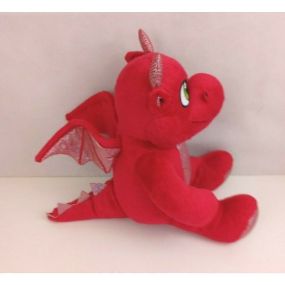 Great Wolf Lodge Exclusive Build A Bear MagicQuest Ellie Red Dragon 15" Plush - Picture 2 of 7